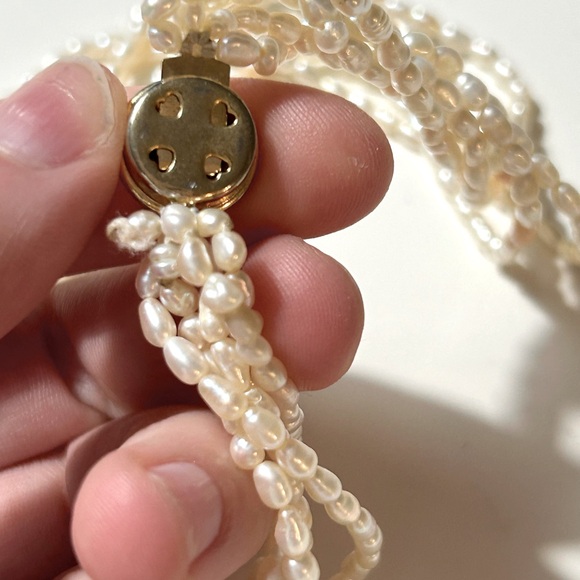 Vintage Pearl Necklace | Fresh Water Pearls - Picture 7 of 10